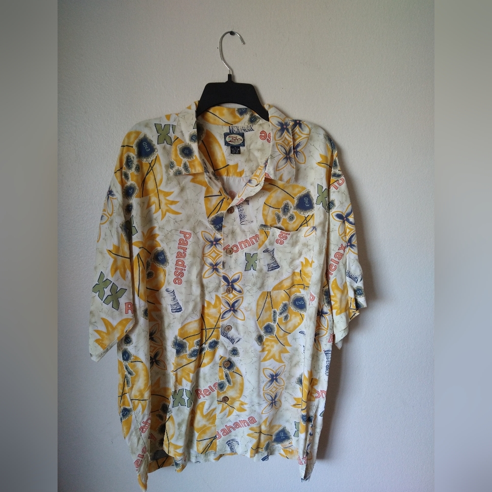 Tommy Bahama Hawaiian Shirt Men's XL
